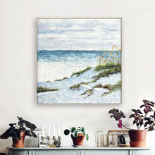Load image into Gallery viewer, At Beach Painting Framed Wall Art (80x80cm) - Fansee Australia
