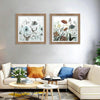 Beautiful Floral Framed Wall Art - 2 Pcs Set (40x50cm) - Fansee Australia