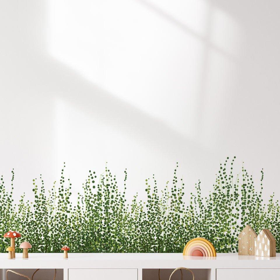 Removable Beautiful Green Leaves Wall Sticker - Decor Home