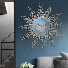 Load image into Gallery viewer, Beautiful Handmade Extra Large Flower Wall Clock - Fansee Australia
