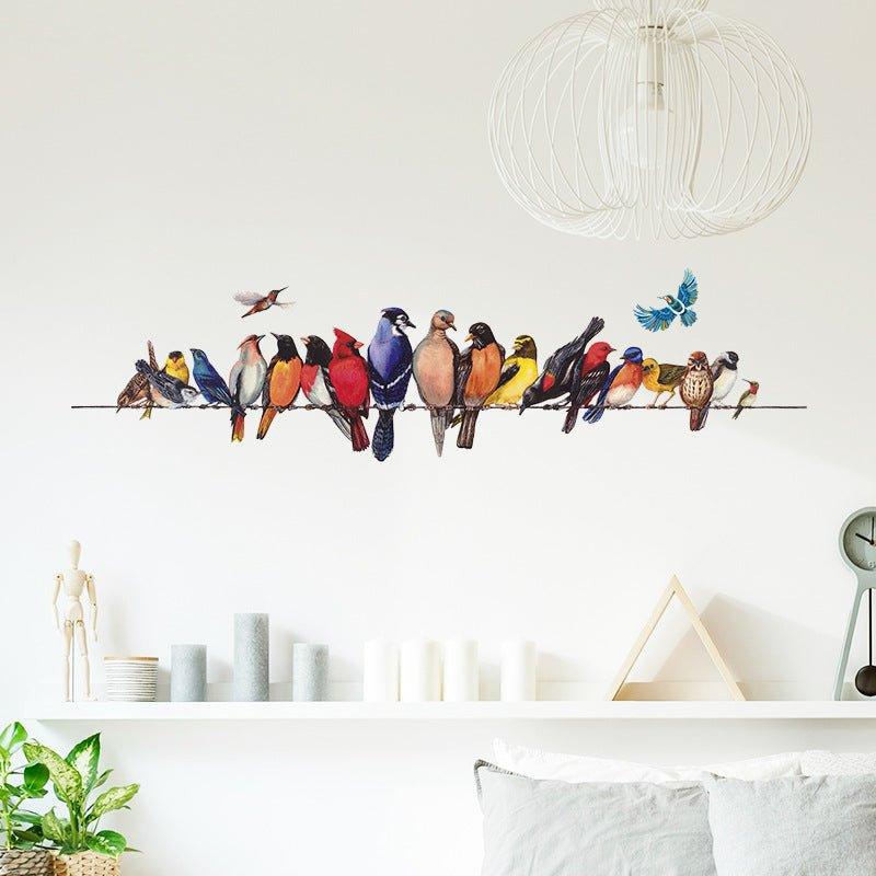 Beautiful Birds Wall Stickers - Decor Home
