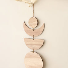 Load image into Gallery viewer, Bohemian Wooden Moon Phase Garland Wall Hanging Wall Art - Fansee Australia
