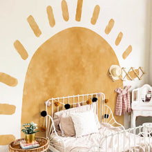 Load image into Gallery viewer, Boho Chic Sun Self-Adhesive Large Fabric Wall Decals - Fansee Australia
