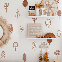 Load image into Gallery viewer, Boho Woodland Trees Peel And Stick Wall Stickers - Fansee Australia
