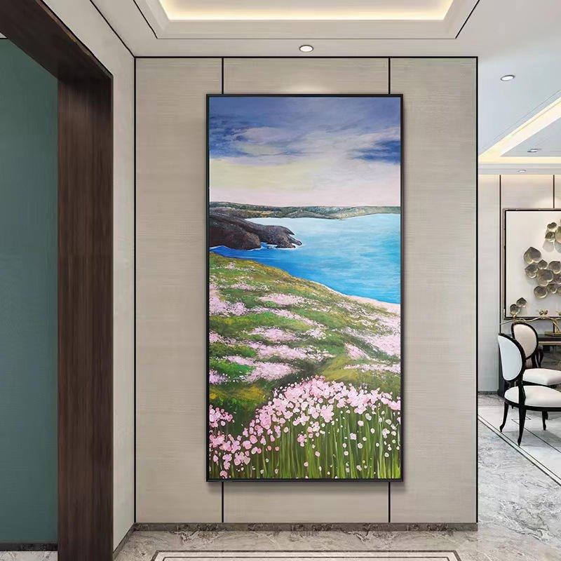 Breathtaking View Of The Blue Sea Ready To Hang Framed Painting - Decor Home