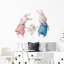 Load image into Gallery viewer, Bunny Family Wall Stickers - Fansee Australia
