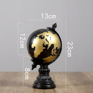 Classic Retro Globe Clock - For Home Decor