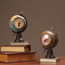 Load image into Gallery viewer, Classic Retro Globe Clock - For Home Decor
