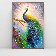 Load image into Gallery viewer, Colourful Peacock Painting With Diamonds Kit - Fansee Australia
