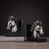 Copy of Bookends resin horse craft Vintage study room desk decor ornaments gift brass horse elephant head animal figurine book end - For Home Decor