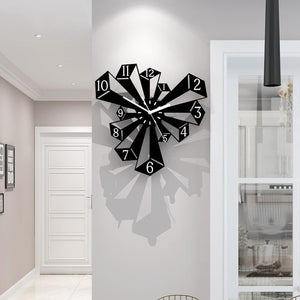 Creative Prism Clock 35 cm - For Home Decor
