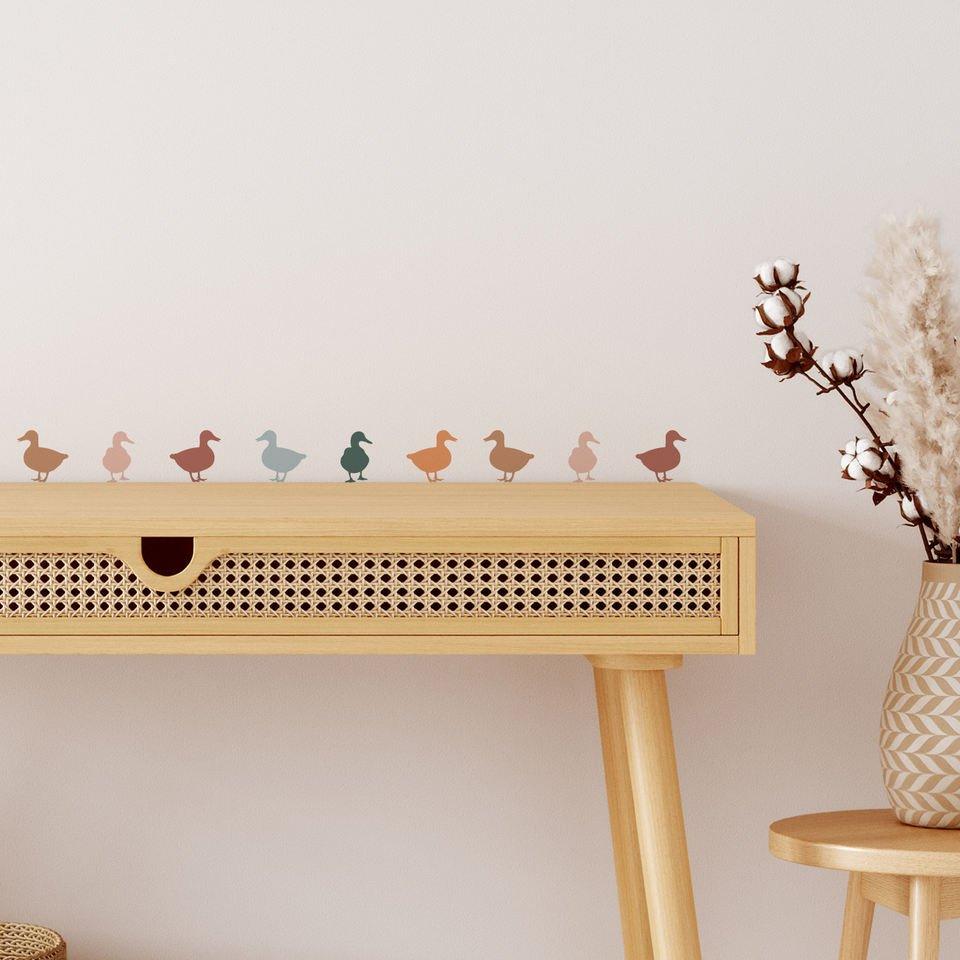 Removable PVC Ducks Wall Stickers - Decor Home
