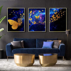 Dancing Butterfly Canvas Print (60x90 cm) - For Home Decor