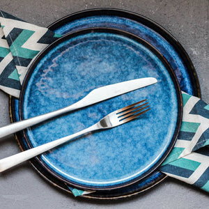 Dinner Plate Set- Australian Blue Large (25.5 cm 4 Piece Set) - For Home Decor