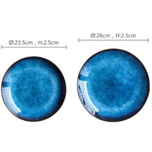 Load image into Gallery viewer, Dinner Plates - Cosmic Down Large &amp; Medium (4 Piece Dinner Plate Set) - For Home Decor

