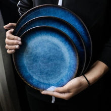 Load image into Gallery viewer, Dinner Plates - Cosmic Down Large &amp; Medium (4 Piece Dinner Plate Set) - For Home Decor
