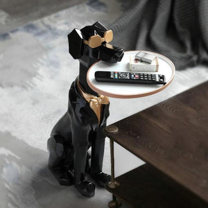 Doberman Dog Sculpture Tray - Fansee Australia