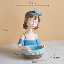 Load image into Gallery viewer, Dreaming Girl Decorative Storage Box &amp; Tray - Fansee Australia
