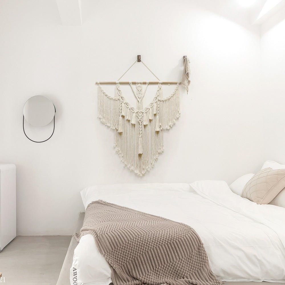 Extra Large Size Handmade Bohemian Macrame Tassel Wall Hanging - Decor Home
