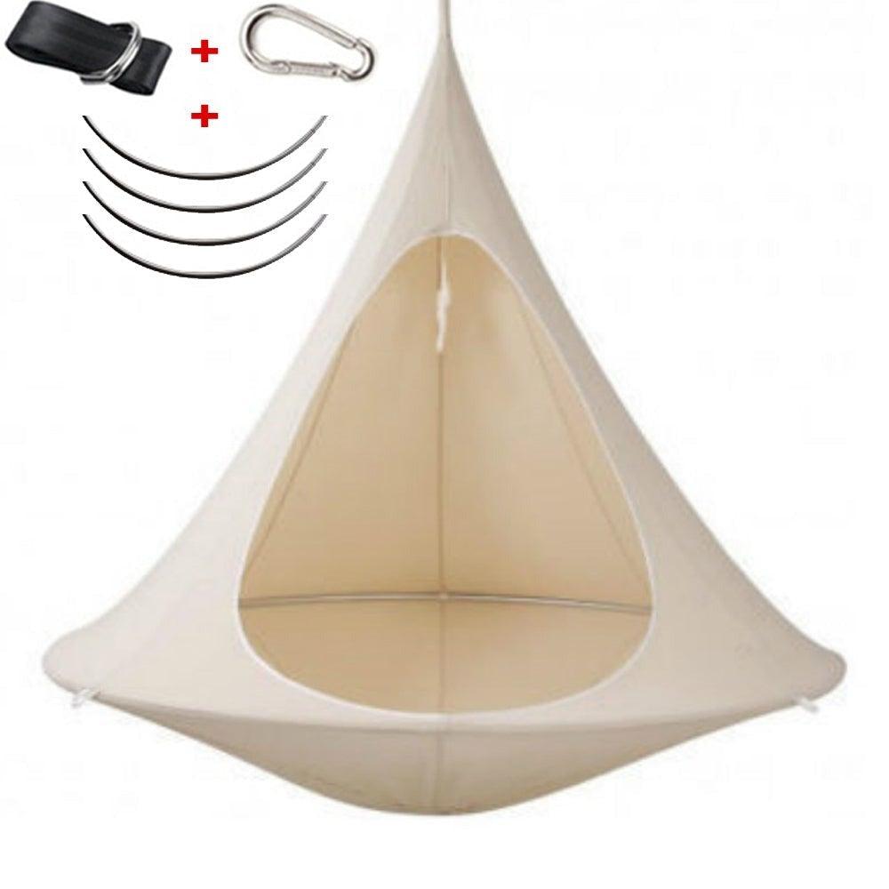 Extra Large Outdoor Camping Cocoon Hammock Tree Hamaca Tent (180x150cm) - Decor Home