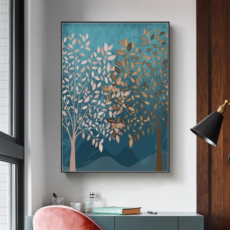 Deer In The Forest Wall Art Canvas Print (56x70cm) - Decor Home