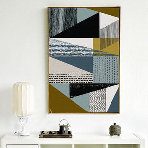 Geometric Canvas Wall Art Prints (60x80cm) - For Home Decor