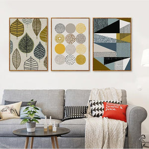 Geometric Canvas Wall Art Prints (60x80cm) - For Home Decor