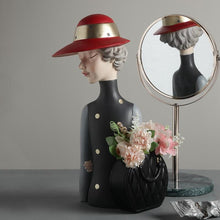 Load image into Gallery viewer, Glamorous Girl Storage Box Cum Vase Black - Fansee Australia
