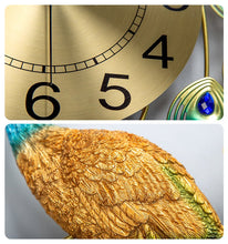 Load image into Gallery viewer, Gorgeous Large Peacock Wall Clock - Fansee Australia
