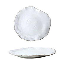Load image into Gallery viewer, Handmade White Dinner Plates Set (4 Pcs Set)
