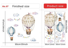 Load image into Gallery viewer, Hot Air Balloon Flight Kids Room Wall Decals - Fansee Australia
