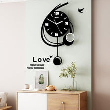 Load image into Gallery viewer, Large Silent Pendant Wall Clock - For Home Decor
