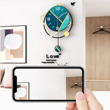 Load image into Gallery viewer, Large Silent Pendulum Clock - For Home Decor
