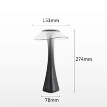 Load image into Gallery viewer, LED desk lamp dimmable protection eyes USB charging smart touch switch bedside lamps transparent crystal creative table light - Fansee Australia
