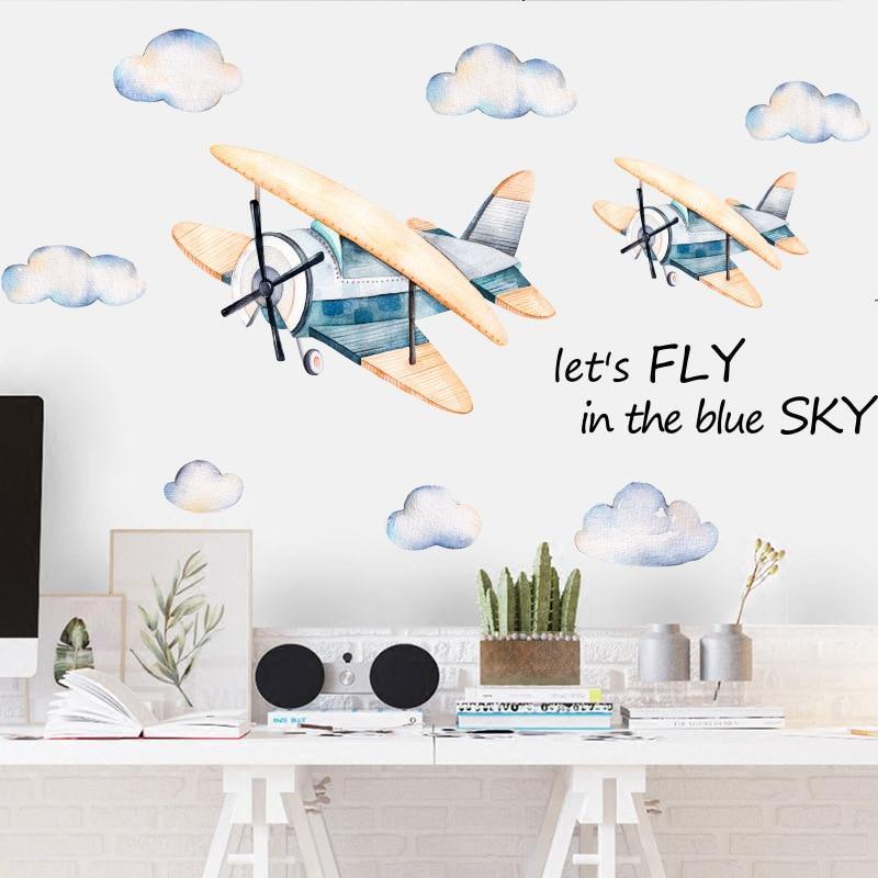Lets Fly In The Sky Wall Stickers For Kids Room - Decor Home