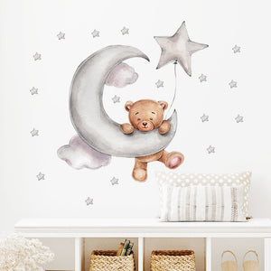 Lovable Baby Bear Wall Stickers - Fansee Australia