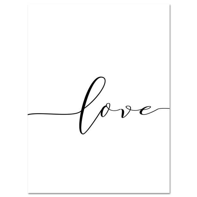 Love Wall Art Canvas Prints (60x80cm) - Decor Home