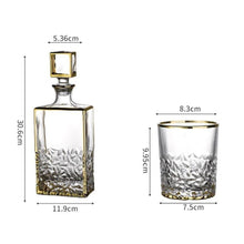 Load image into Gallery viewer, Luxurious Whiskey Decanter and Glasses Set Gift Box - Fansee Australia
