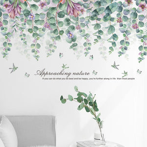 Majestic Colourful Leaves Wall Stickers - Fansee Australia