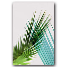 Load image into Gallery viewer, Minimalist Colour Leaves Wall Art (50x70cm Canvas Prints) - For Home Decor
