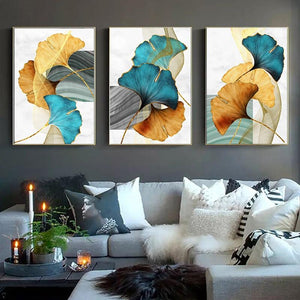 Modern Abstract Art Canvas Print - Set of 3 (60x80cm) - For Home Decor