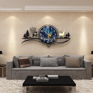 Norwegian Forest Acrylic Wall Clock - For Home Decor