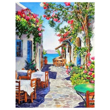 Load image into Gallery viewer, Outdoor Cafe Painting By Numbers Kit (40x50cm Framed Canvas) - Fansee Australia

