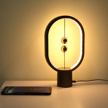 Load image into Gallery viewer, Oval Shape Magnetic Touch Control Smart LED Lamp - Black - Fansee Australia
