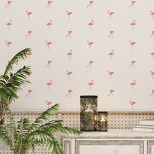 Load image into Gallery viewer, Pink Flamingos Removable Self-Adhesive Wall Stickers - Fansee Australia
