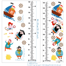 Load image into Gallery viewer, Pirates Growth Chart Wall Stickers - Fansee Australia

