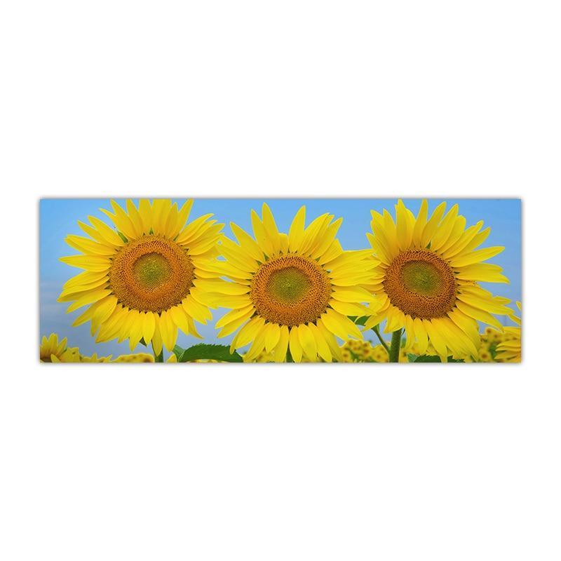 Sunflower Wall Art Prints (50x150cm) - Decor Home