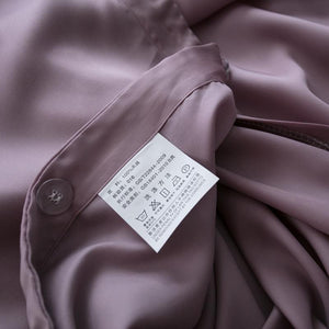 Tencel Silk Soft Quilt Cover Set - Pink - For Home Decor