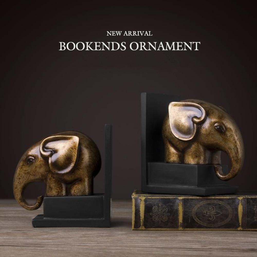 Vintage Brass Elephant Bookend Bookends Australia Brass Bookends Decor Home