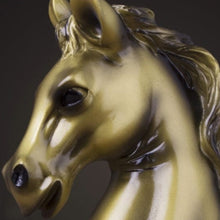 Load image into Gallery viewer, Vintage Gold Horse Bookend - For Home Decor
